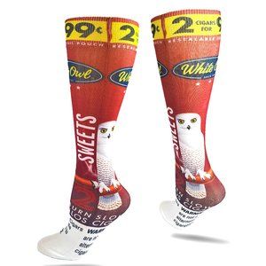 White Owl Cigar Socks - Red